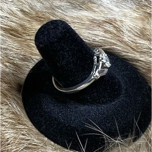 CZ Claddagh Ring .925 SS Size 8